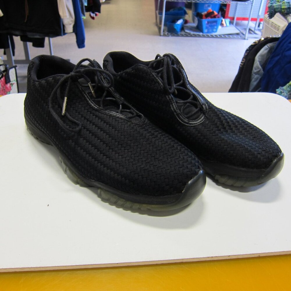 Nike Air Jordan Future Low Gamma Men's 12 Triple Black Shoe's 718948-005